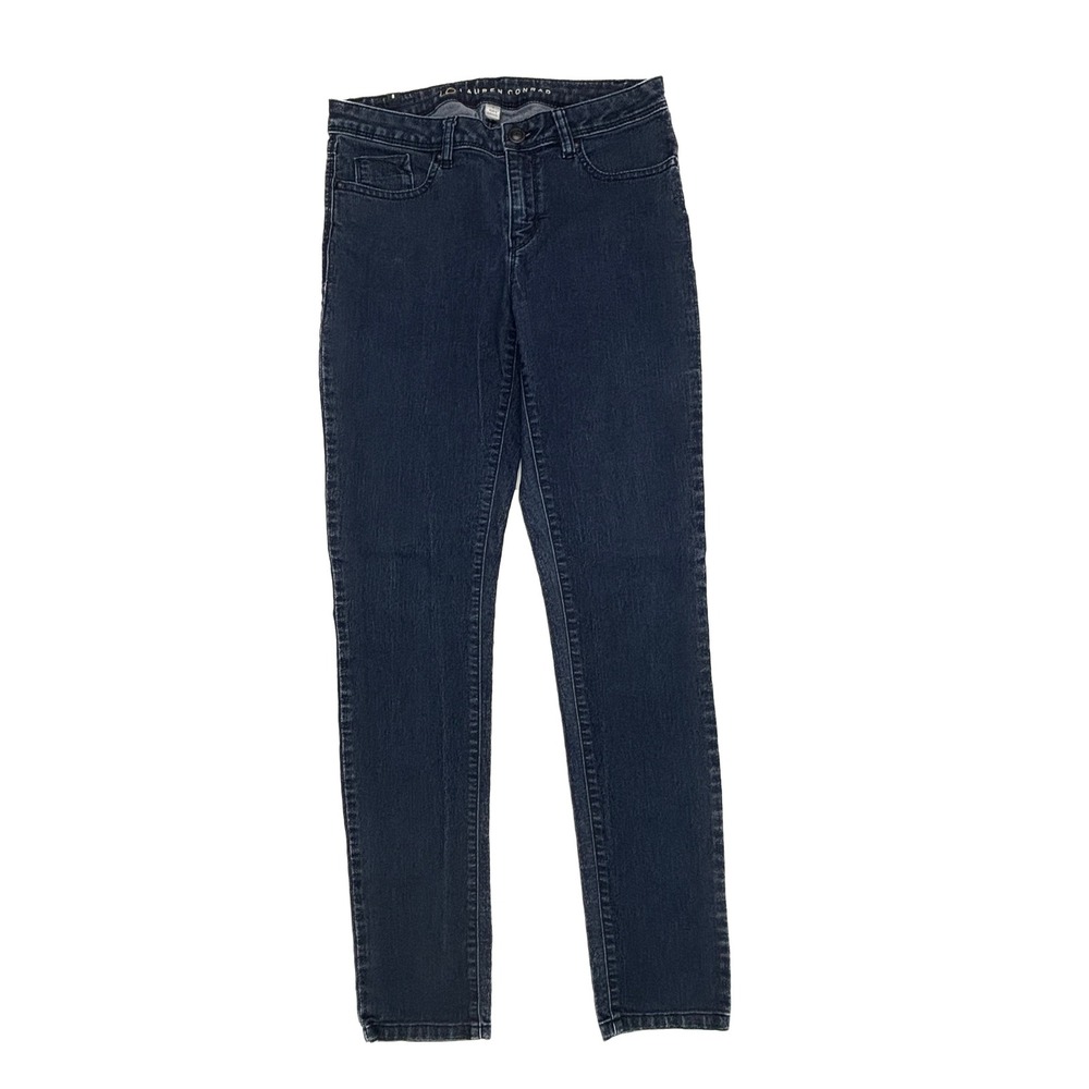 LC Lauren Conrad Skinny Jeans Womens 8 Dark Wash Stretch Denim Pants